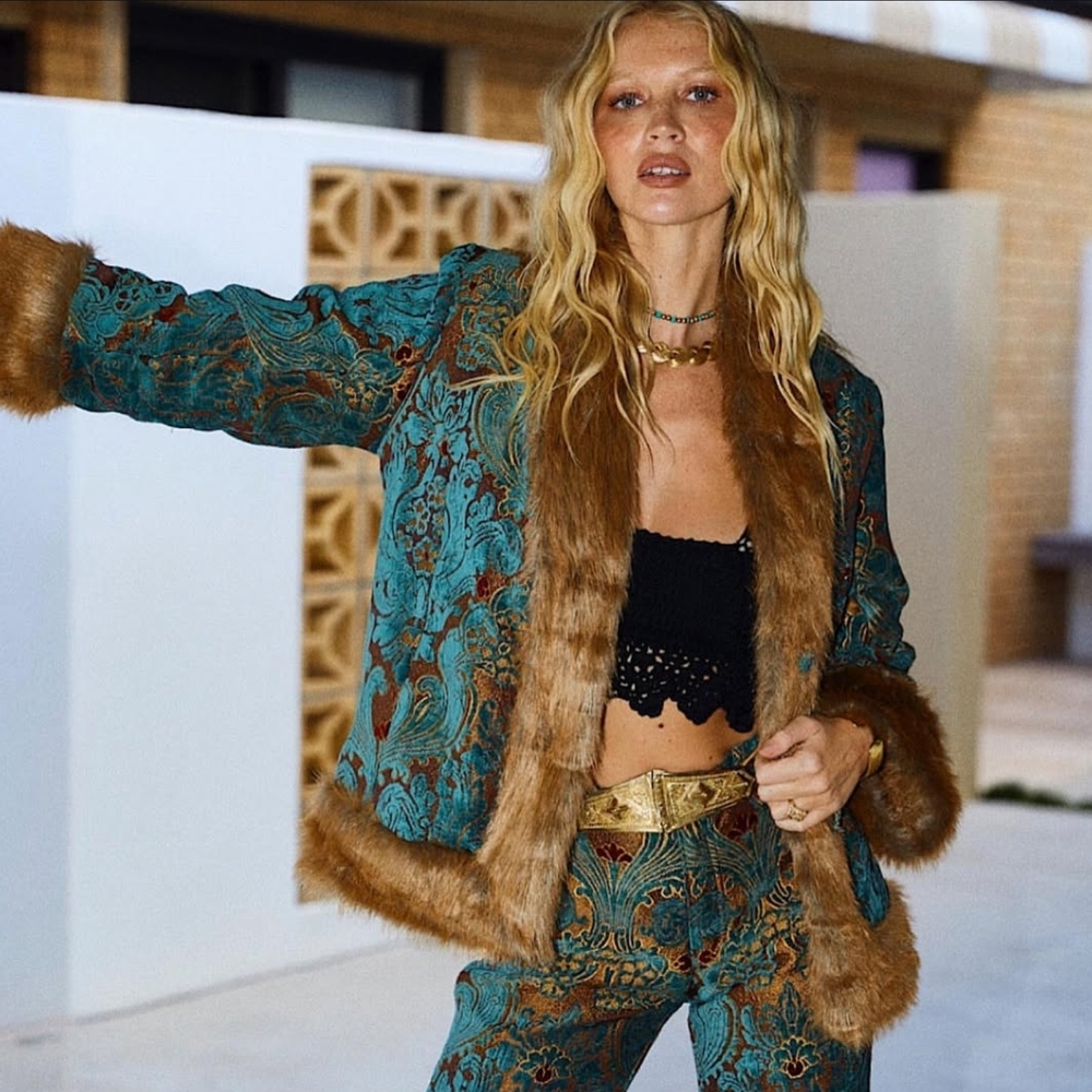 Chasing Unicorns Tapestry Coat